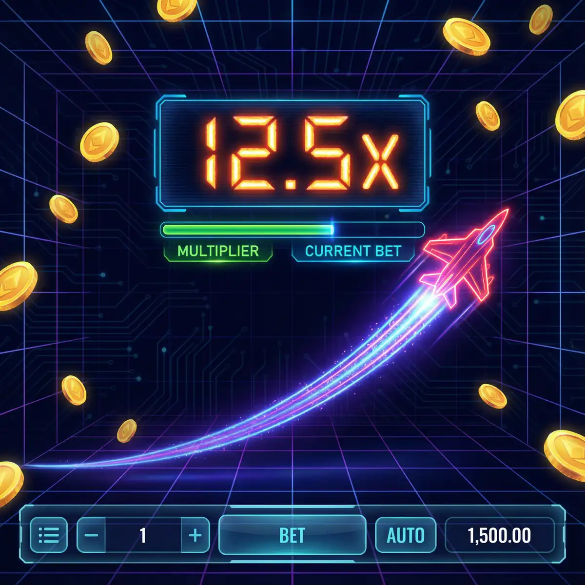Juego Aviator crash game con multiplicadores altos